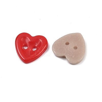 2-Hole Porcelain Buttons PORC-R010-07C-1
