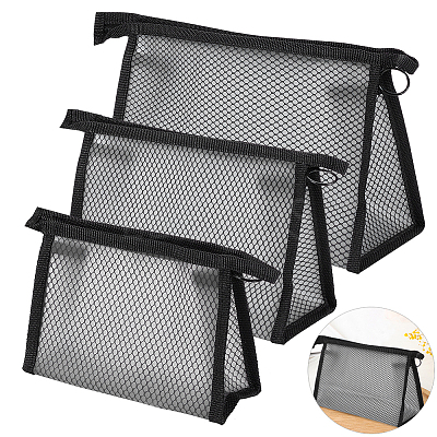 3Pcs 3 Style PVC Transparent Waterproof Makeup Storage MRMJ-WR0001-01B-1