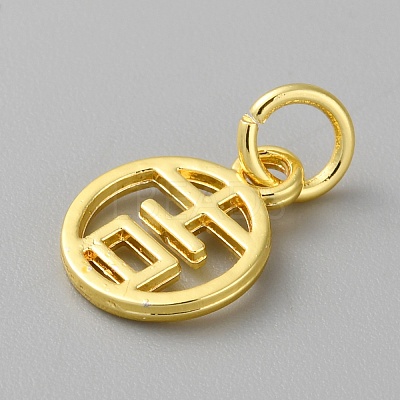 Alloy Pendants with Chinese Characters FIND-WH0159-63G-27-1