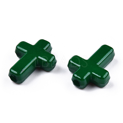 Opaque Acrylic Beads SACR-436-C26-1