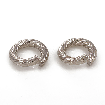 Tarnish Resistant 304 Stainless Steel Open Jump Rings X-STAS-G224-23P-05-1