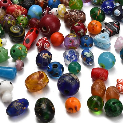 Handmade Lampwork Beads LA-CBA7A1F-01-1