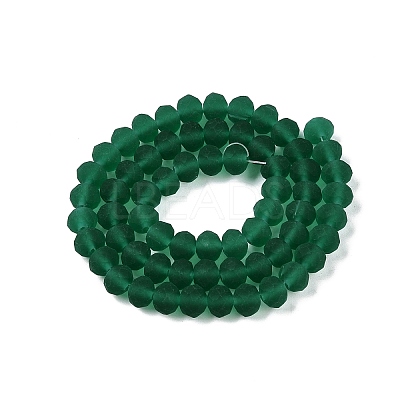 Transparent Glass Beads Strands EGLA-A044-T8mm-MD18-1