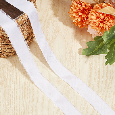 5 Rolls 5M Satin Frayed Ribbon SRIB-DR0001-01B-1