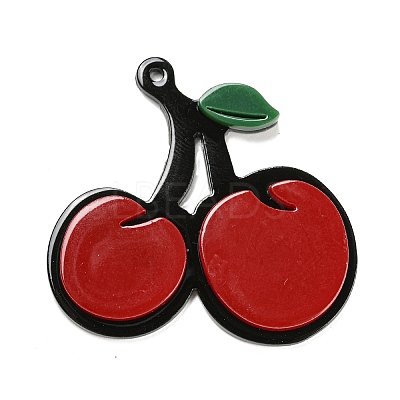 Opaque Resin Pendants LS-SACR-F011-04B-1