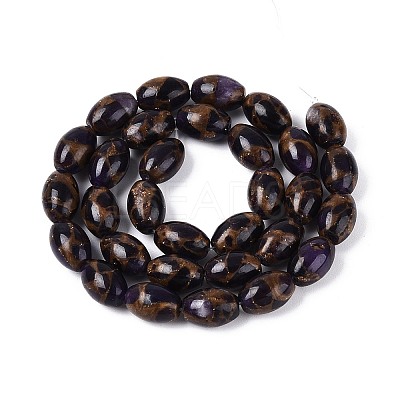 Dyed Synthetic Gemstone Beads Strands G-T144-38B-1