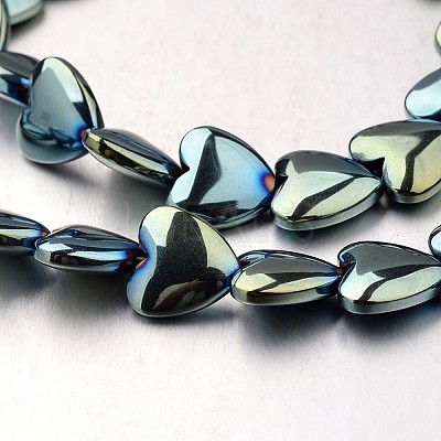 Electroplate Non-magnetic Synthetic Hematite Bead Strands G-F300-22D-07-1