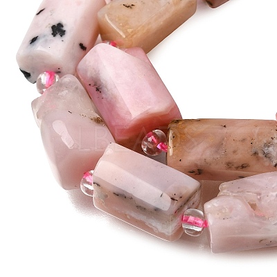 Natural Pink Opal Beads Strands GG-CBA8682-A05-1
