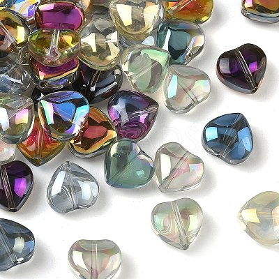 Electroplate Glass Bead EGLA-H102-08-1