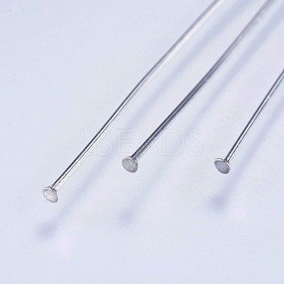 Tarnish Resistant 304 Stainless Steel Flat Head Pins STAS-F145-07P-0.6x50mm-1