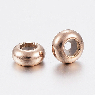 202 Stainless Steel Beads STAS-F148-6mm-07RG-1