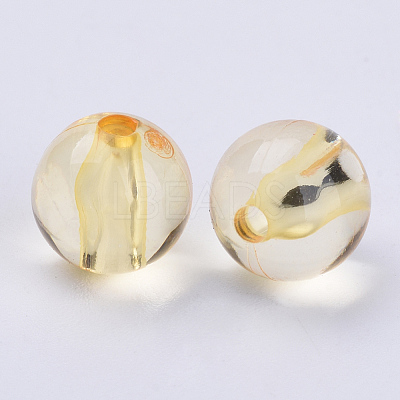 Transparent Acrylic Beads X-TACR-Q255-8mm-V-1