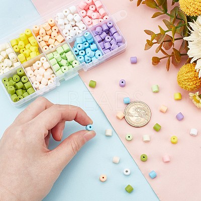 400Pcs 10 Colors Polymer Clay Beads CLAY-CA0001-09-1