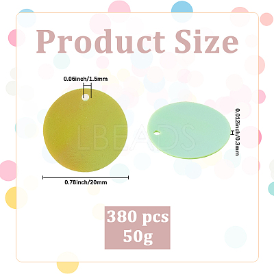PVC Sequin Pendants KY-WH0083-009E-1