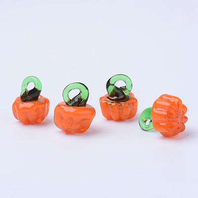 Handmade Lampwork Charms X-LAMP-T001-16-1