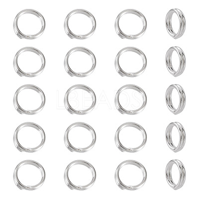 925 Sterling Silver Split Jump Rings STER-TA0001-48D-1