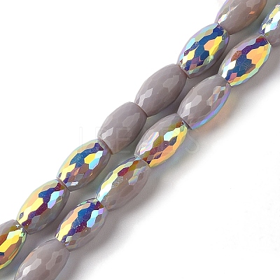 AB Color Plated Electroplate Beads Strands X-EGLA-H104-03D-1