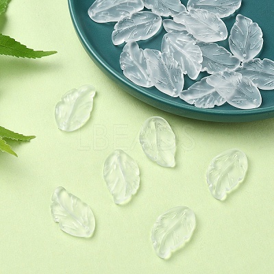 Handmade Transparent Czech Lampwork Pendants LAMP-YW0001-15G-1