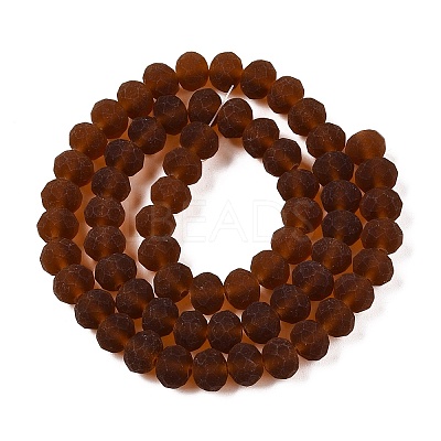 Transparent Glass Beads Strands EGLA-A044-T8mm-MD02-1