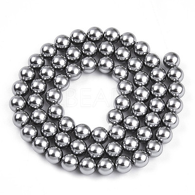Baking Paint Pearlized Glass Pearl Bead Strands HY-N002-6mm-A01-1