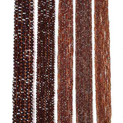Electroplate Glass Beads Strands EGLA-A044-T3mm-A02-1