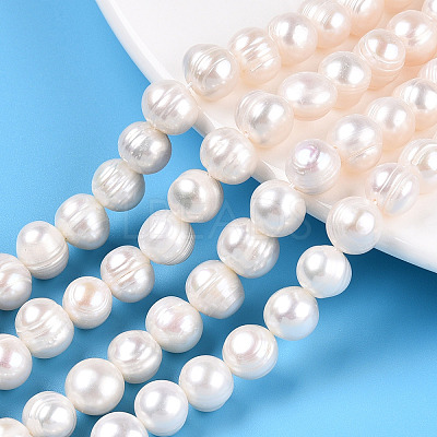 Natural Cultured Freshwater Pearl Beads Strands LS-PEAR-N013-17N-01-1