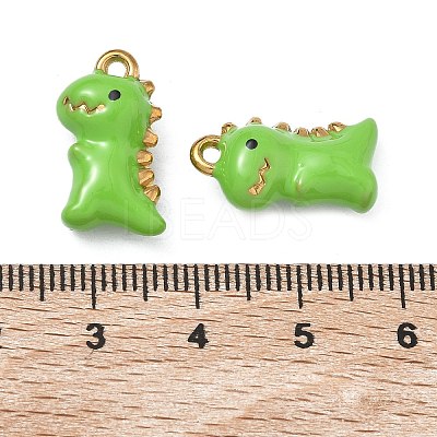 304 Stainless Steel Enamel Pendants STAS-A139-02A-G-1