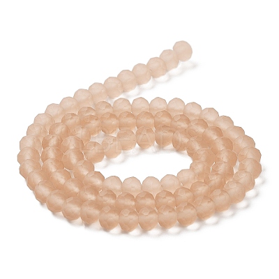 Transparent Glass Beads Strands X-EGLA-A034-T10mm-MD20-1