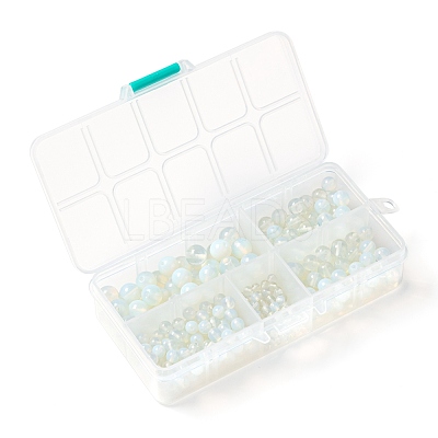 340Pcs 4 Sizes Opalite Beads G-LS0001-28-1