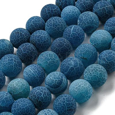 Natural Weathered Agate Beads Strands G-P538-A01-04-1