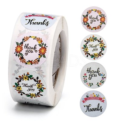 1 Inch Thank You Stickers DIY-G013-A07-1