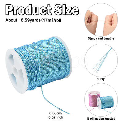 1 Roll Polyester Sewing Thread OCOR-YW0001-08I-1