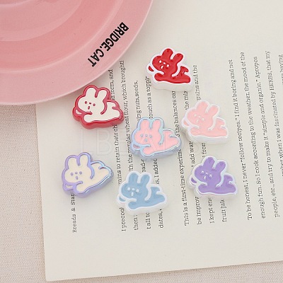 Opaque Acrylic Beads SACR-P030-B01-1