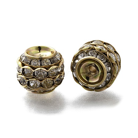 Brass Rhinestone Beads KK-D295-02G-01-1