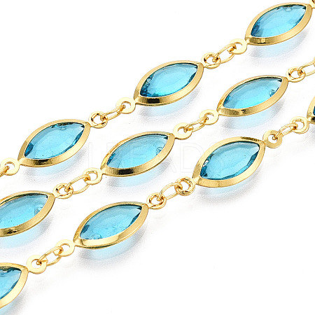 Brass Oval Link Chains CHC-N023-10B-G-1