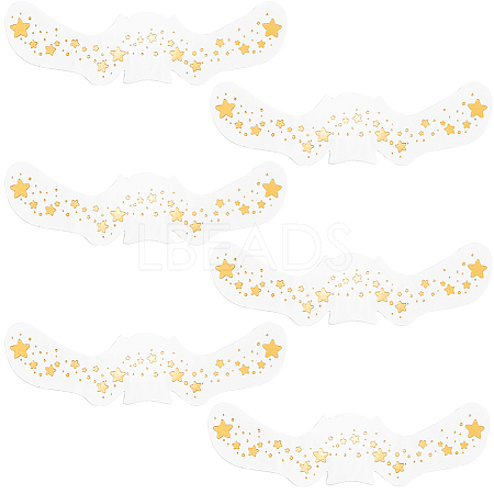 10Pcs Transfer Sticker Proof Removable Temporary Tattoos Stickers DIY-SP0003-65A-07-1