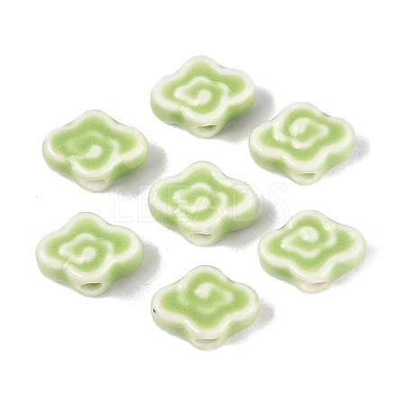 Handmade Porcelain Beads PORC-Q008-09E-1
