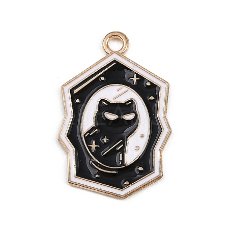 Halloween Alloy Enamel Pendants FIND-I052-01KCG-02-1