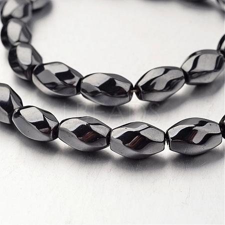 Non-magnetic Synthetic Hematite Beads Strands G-F300-12-09-1