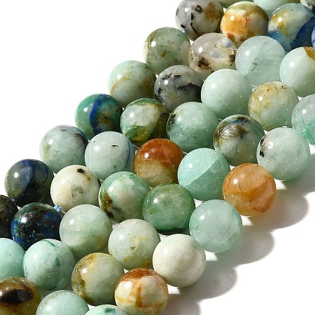 Natural Chrysocolla Beads Strands G-F784-A01-01-1