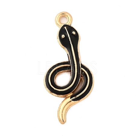 Alloy Enamel Pendants FIND-U031-14G-06-1
