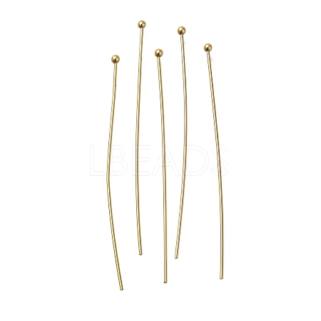 Brass Ball Head Pins KK-H502-03F-G-1