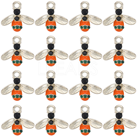 40Pcs Alloy Enamel Pendants FIND-SC0007-62-1