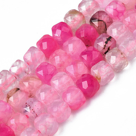 Natural Agate Beads Strands G-S359-375E-1
