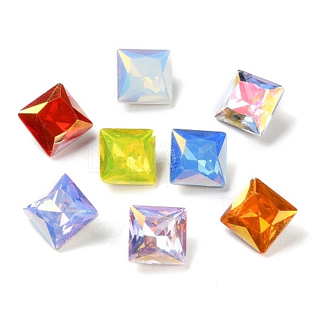 K9 GLass Rhinestone Cabochons EGLA-F161-11-1
