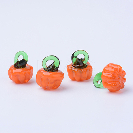 Handmade Lampwork Charms X-LAMP-T001-16-1