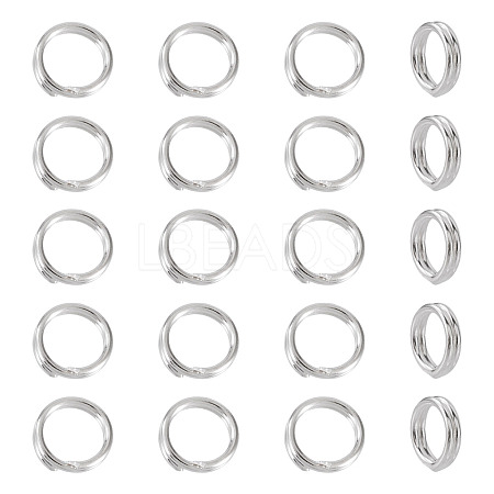 925 Sterling Silver Split Jump Rings STER-TA0001-48D-1
