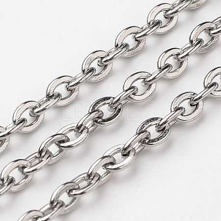 304 Stainless Steel Cable Chains CHS-L015-36-1