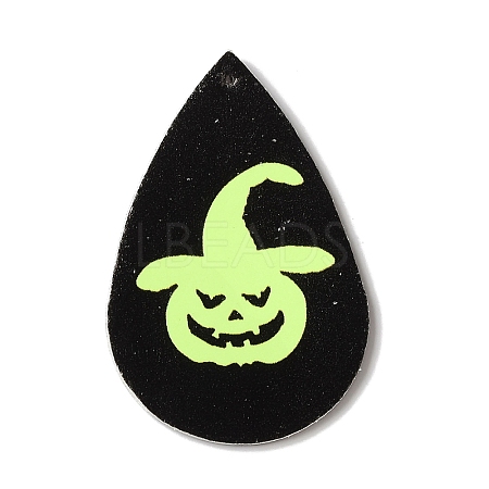 Halloween Imitation Leather Pendants FIND-K017-04D-05-1