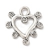 Tibetan Style Alloy Pendants PALLOY-P293-018AS-1